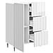 Credenza Bianco Lucido 66 x 34,5 x 91,5 cm Legno ingegnerizzato - Foto miniatura 3