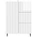 Credenza Bianco Lucido 66 x 34,5 x 91,5 cm Legno ingegnerizzato - Foto miniatura 4