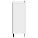Credenza Bianco Lucido 66 x 34,5 x 91,5 cm Legno ingegnerizzato - Foto miniatura 5