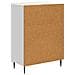 Credenza Bianco Lucido 66 x 34,5 x 91,5 cm Legno ingegnerizzato - Foto miniatura 6