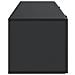 Mobile Porta TV da Muro Montaggio a parete Nero 98 x 31 x 30 cm - Foto miniatura 5