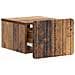 Mobiletto da notte a muro 2 pcs Legno antico 33 x 34,5 x 24 cm - Foto miniatura 4