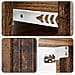Mobiletto da notte a muro 2 pcs Legno antico 33 x 34,5 x 24 cm - Foto miniatura 8