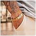 Bracciale Da Uomo Premium ""intense"" In Acciaio Chirurgico 316l, Oro, 23 Cm - Foto miniatura 4