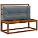 Cuscino per schienale di pallet VIANEN 100% Poliestere Blu - Foto miniatura 2