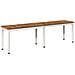 Panchina da giardino 161 x 35 x 45 cm Legno di Acacia Massello - Foto miniatura 1