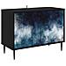Mobile TV RAALTE 69 x 33 x 50,5 cm Rovere Nero - Foto miniatura 1