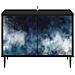 Mobile TV RAALTE 69 x 33 x 50,5 cm Rovere Nero - Foto miniatura 4
