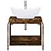 Set di mobili per il bagno Rovere Fumo Legno ingegnerizzato - Foto miniatura 3