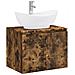 Set di mobili per il bagno Rovere Fumo Legno ingegnerizzato - Foto miniatura 1