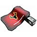 Tappetini per Mouse TAURUS V1 L Nero e Rosso - Foto miniatura 2