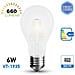 Lampadine Led E27 6w A60 Filamento Smd Bulbo Frost Luce Naturale 4000k Vt-1935 4481 - Foto miniatura 1
