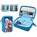 Astuccio Frozen Anna Elsa Disney 3 Zip Scomparto Accessoriato Scuola Bambini - Foto miniatura 3