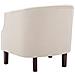 Poltrona Con Rivestimento In Tessuto 65x64x65 Cm Beige - Foto miniatura 6