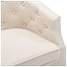 Poltrona Con Rivestimento In Tessuto 65x64x65 Cm Beige - Foto miniatura 7