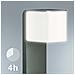 Lampioncino Con Sensore Gl 80 Led Ihf Cubo Antracite 055479 - Foto miniatura 3