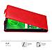 Custodia Compatibile Con Motorola Moto G6 In Rosso Mela - Coperchio Protettivo In Design Flip Con Chiusura Magnetica - Foto miniatura 5
