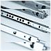 3009305 Set Di 5 Paia (10 Pz) Guide / binari Con Cuscinetti A Sfere Ad Estrazione Parziale 17mm X 438mm Per Cassetto, Zinco - Foto miniatura 2