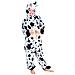 Costume Tuta Peluche Mucca Per Bambini, Bianco / nero, Max 1,40 M, 88201 - Foto miniatura 1