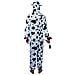 Costume Tuta Peluche Mucca Per Bambini, Bianco / nero, Max 1,40 M, 88201 - Foto miniatura 3