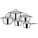 806 787 - Set Di Pentole Trentino, 10 Pezzi, In Acciaio Inox E Vetro, Colori: Argento - Foto miniatura 3