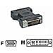 Adaptateurs DVI-I vers HD15 (VGA) DVI-I Male / HD15 Femelle DVI-I VGA (D-Sub) Nero cavo di interfaccia e adattatore - Foto miniatura 1