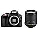 Kit Fotocamera Digitale Reflex D3300 Nero Sensore CMOS 24.2Mpx Full HD + Obiettivo AF-P DX Nikkor 18-55mm - Foto miniatura 1