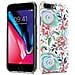 Custodia Compatibile Con Apple Iphone 8 Plus / 7 Plus / 7s Plus Con Fiori Di Pesca - Coperchio Protettivo In Silicone Tpu Con Motivo Floreale - Foto miniatura 5