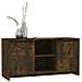 Mobile Porta TV Rovere Fumo 102x37,5x52,5 cm in Truciolato - Foto miniatura 5