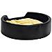 Lettino Per Cani Nero E Giallo 99x89x21 Cm Peluche E Similpelle - Foto miniatura 3