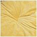Lettino Per Cani Nero E Giallo 99x89x21 Cm Peluche E Similpelle - Foto miniatura 6
