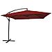 Parasole Offset Molokai Quadrato 2,7x2,7m Rosso - Foto miniatura 1