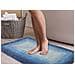 Tappeto Bagno Rettangolare In Spugna Morbida Antiscivolo Degradè Oceano 55x110 Oceano - Foto miniatura 5