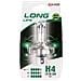 H4 Long Life Lampadina Singola Xenon Per Luci Auto 12v 60/55w P43t - Foto miniatura 1