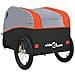 Rimorchio Da Bici Nero E Arancione 45 Kg In Ferro - Foto miniatura 5