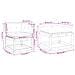 Set Divani Giardino 3 Pz Con Cuscini Bianco Legno Massello Pino - Foto miniatura 8