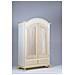 Armadio 2 Porte Cappello Sagomato Legno Grezzo 125x61x200 - Foto miniatura 1