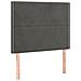 Giroletto A Molle Con Materasso Grigio Scuro 100x200 Cm Velluto - Foto miniatura 4