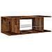 Mobile Porta TV con LED Legno Antico 90x39x30 cm Multistrato - Foto miniatura 7