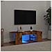 Mobile Porta TV con LED Legno Antico 90x39x30 cm Multistrato - Foto miniatura 9