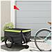 Rimorchio Da Bici Nero E Verde 30 Kg In Ferro - Foto miniatura 1