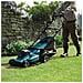 LM004GZ tagliaerba Tagliaerba a spinta Batteria Nero, Blu - Foto miniatura 7