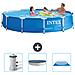 Piscina Fuori Terra - In Giro - 366x366x76 Cm - Blu - Include Accessori Coordinati Cb76 - Foto miniatura 1