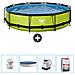 Piscina Fuori Terra - In Giro - 360x360x76 Cm - Groen - Include Accessori Coordinati Cb55 - Foto miniatura 1