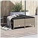 Sgabelli da Giardino con Cuscini 4 pz Grigio Chiaro Polyrattan - Foto miniatura 2