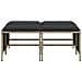 Sgabelli da Giardino con Cuscini 4 pz Grigio Chiaro Polyrattan - Foto miniatura 4