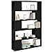 Scaffale  Nero Rovere 100x24x155 cm in legno ingegnerizzato - Foto miniatura 3
