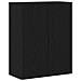 Armadio a muro  Nero Rovere 69,5x34x90 cm in legno ingegnerizzato - Foto miniatura 1