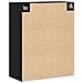 Armadio a muro  Nero Rovere 69,5x34x90 cm in legno ingegnerizzato - Foto miniatura 8