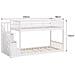 Letto A Castello Per Bambini 190x90cm Bianco Celestine - Foto miniatura 2